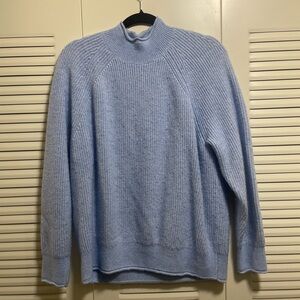LOFT Light Blue Turtleneck Sweater